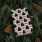 Halloween Vampire Cat Wrapping Paper | Holiday Gift Wrapping Paper Roll