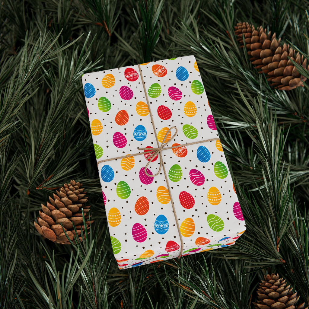 Easter Egg Hunt Wrapping Paper | Holiday Gift Wrapping Paper Roll