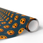 Halloween Jack O Lantern Wrapping Paper | Holiday Gift Wrapping Paper Roll