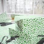 St Patrick's Day Clover on White Wrapping Paper | Holiday Gift Wrapping Paper Roll