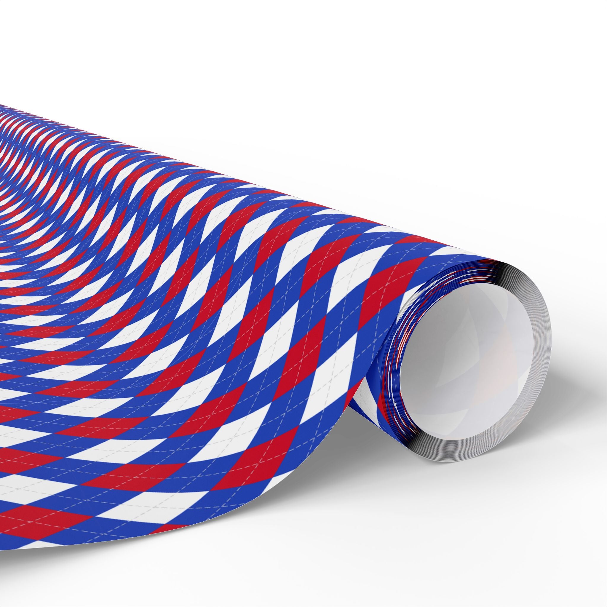 Argyle Design 008 Wrapping Paper - Holiday Gift Wrapping Paper Roll