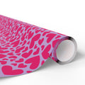 Valentine's Day Pink on Lavender Wrapping Paper | Holiday Gift Wrapping Paper Roll