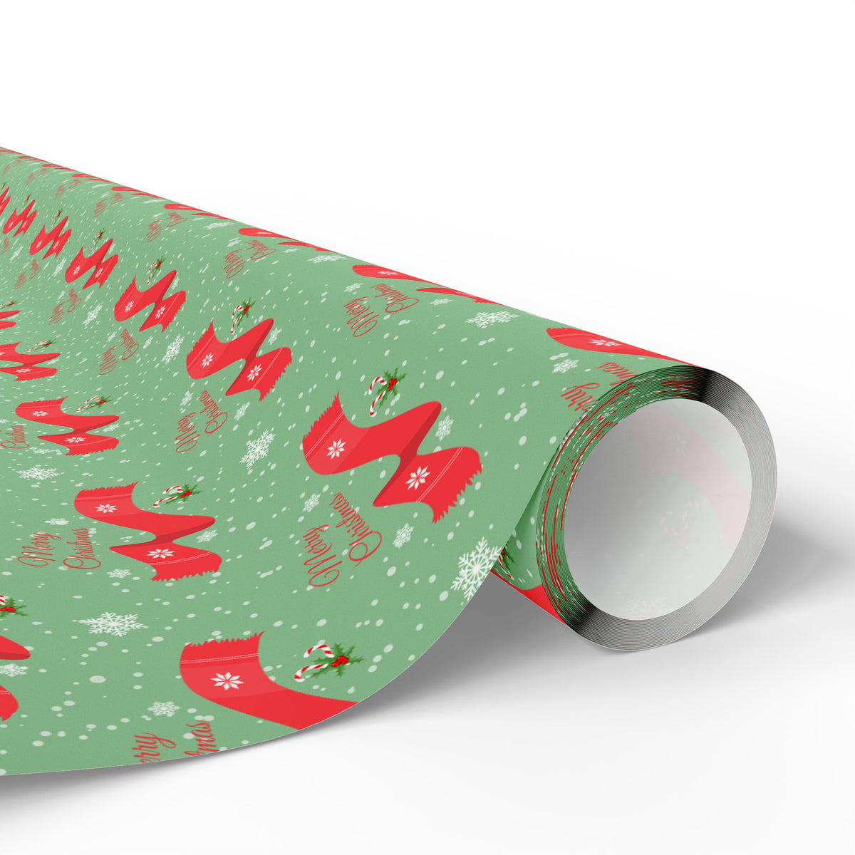 Christmas Holiday Ribbons Wrapping Paper | Holiday Gift Wrapping Paper Roll