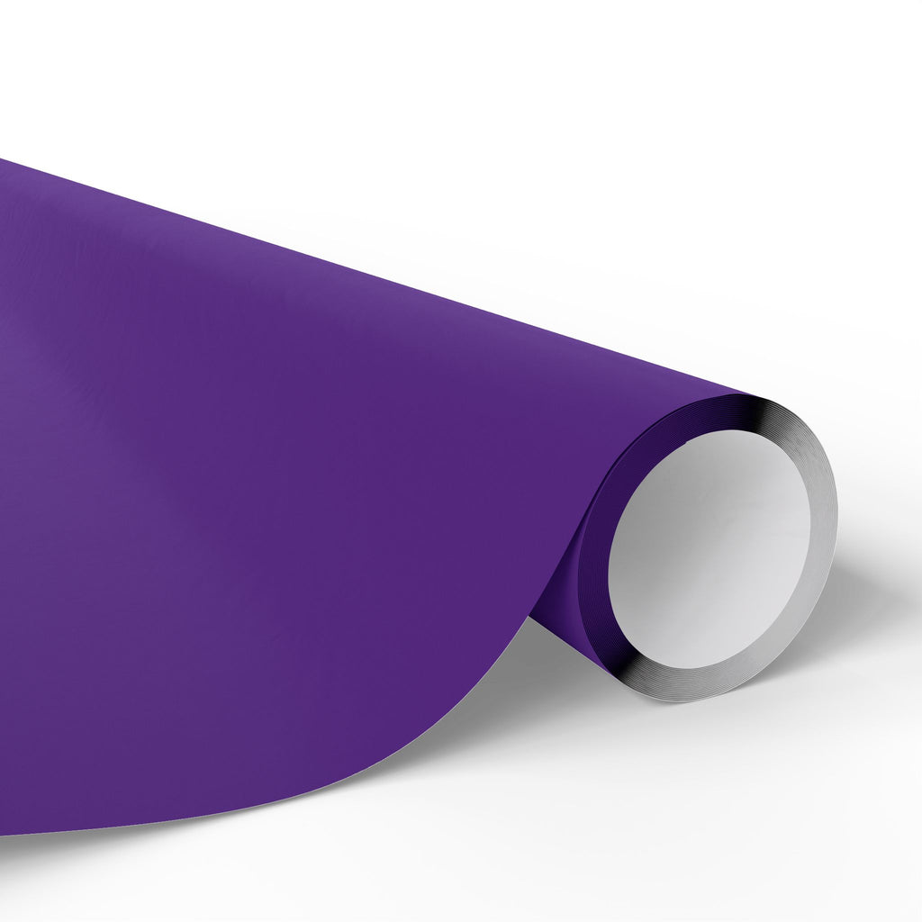 Solid Purple Wrapping Paper - Holiday Gift Wrapping Paper Roll