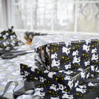 Halloween Haunted Ghost House Wrapping Paper | Holiday Gift Wrapping Paper Roll