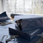 Solid Navy Wrapping Paper - Holiday Gift Wrapping Paper Roll