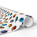 Hanukkah Dreidel Dreidel Dreidel Wrapping Paper | Holiday Gift Wrapping Paper Roll