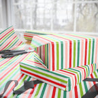 Stripe Design 001 Wrapping Paper - Holiday Gift Wrapping Paper Roll