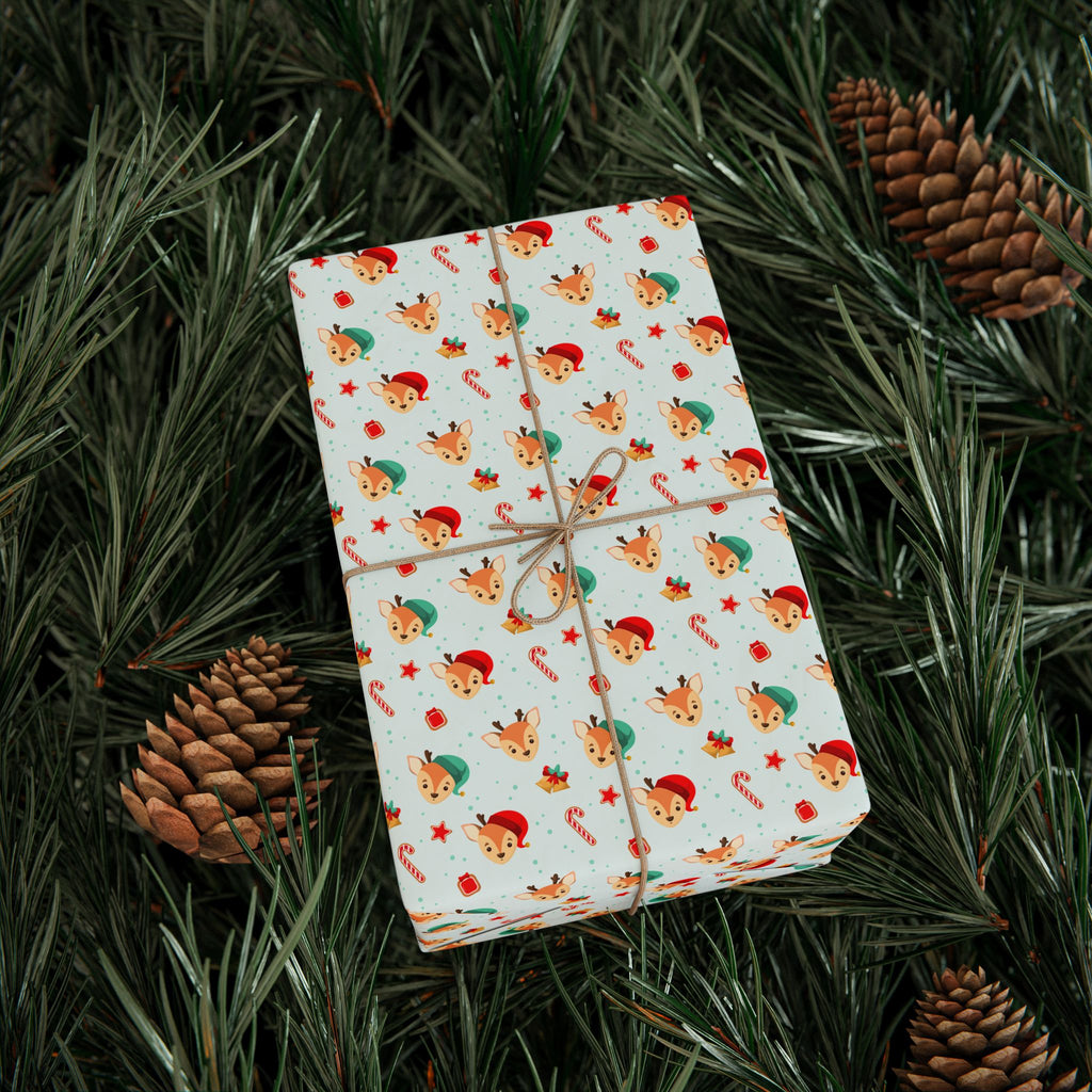 Christmas Reindeer Games Wrapping Paper | Holiday Gift Wrapping Paper Roll