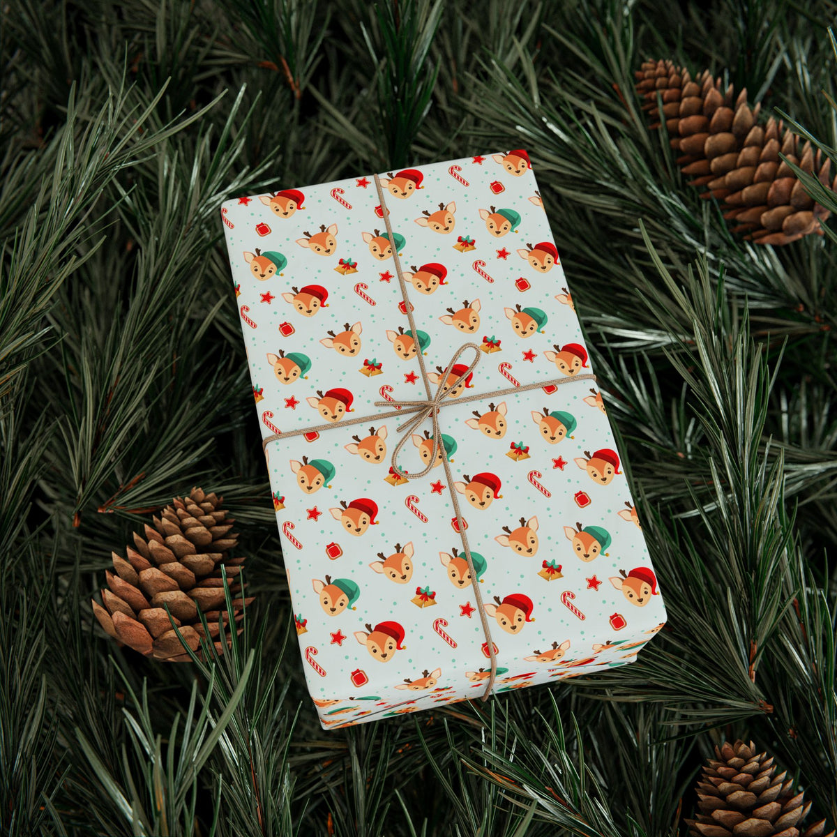 Christmas Reindeer Games Wrapping Paper | Holiday Gift Wrapping Paper Roll