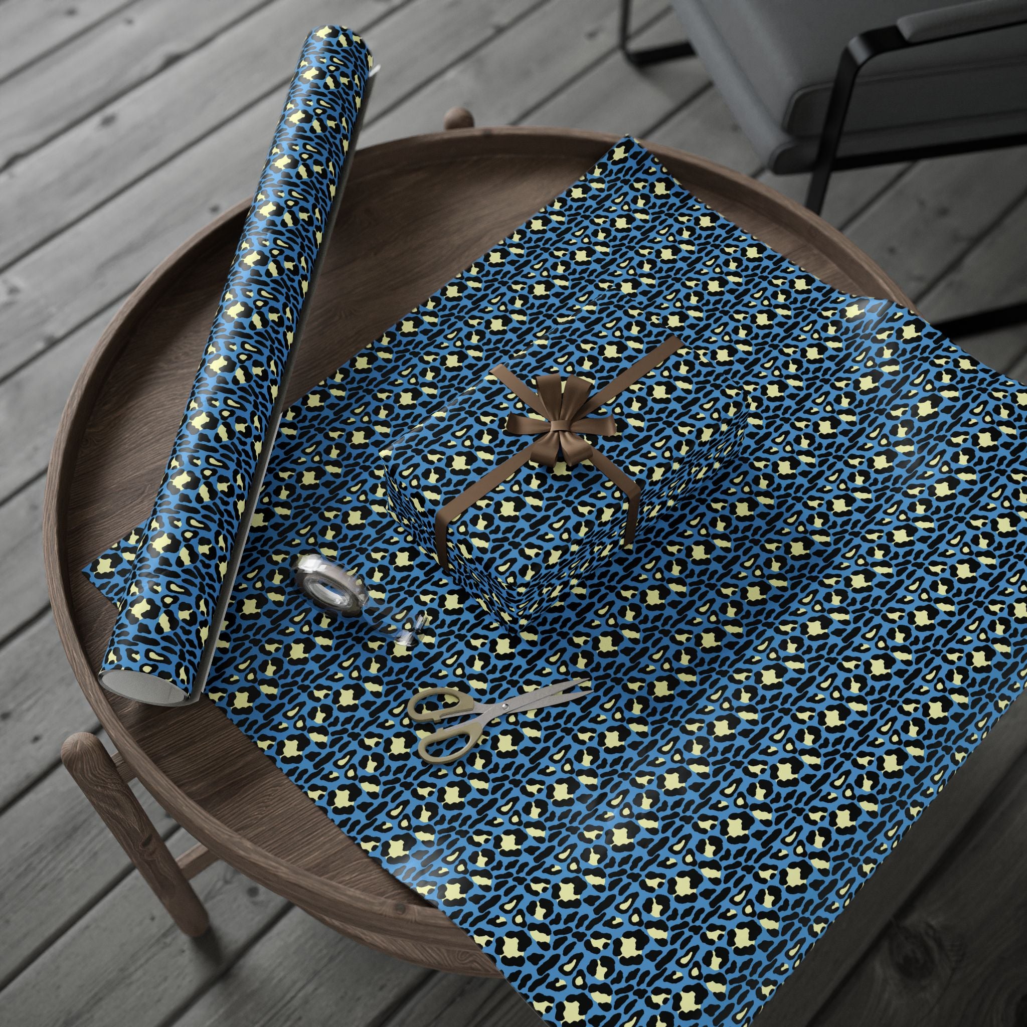 Animal Print Design 022 Leopard Skin Wrapping Paper - Holiday Gift Wrapping Paper Roll