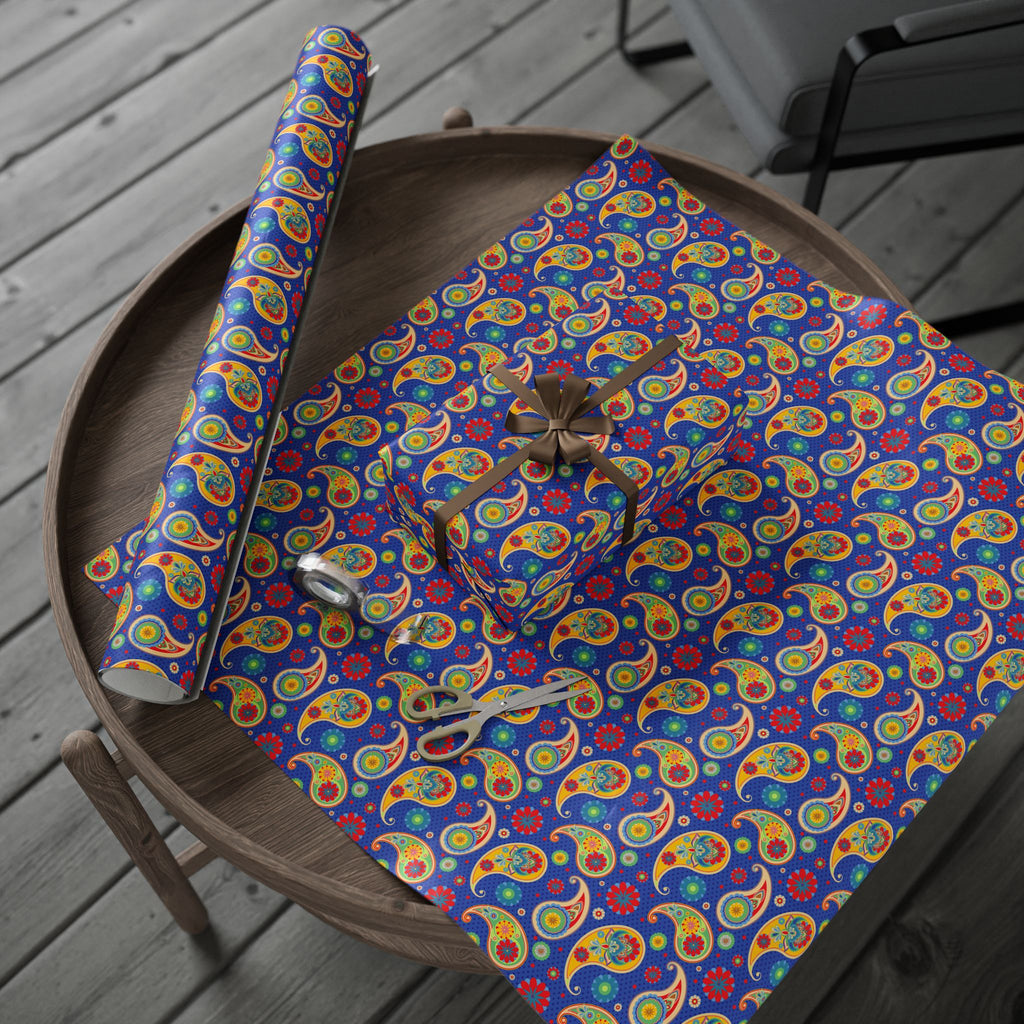 Paisley Design 005 Wrapping Paper - Holiday Gift Wrapping Paper Roll