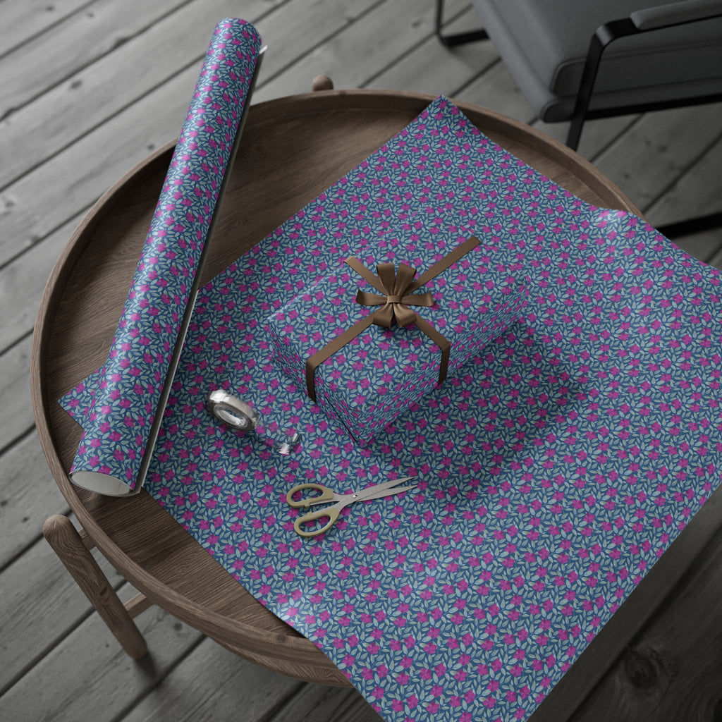 Floral Design 021 Wrapping Paper - Holiday Gift Wrapping Paper Roll
