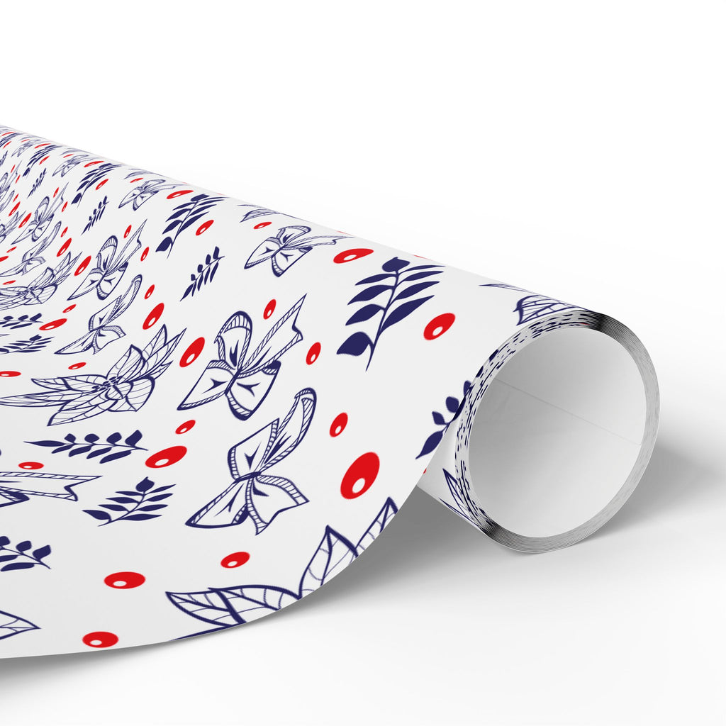 Christmas Bows and Berries Wrapping Paper | Holiday Gift Wrapping Paper