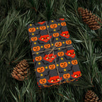 Halloween Pumpkin Devil Wrapping Paper | Holiday Gift Wrapping Paper Roll