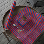 Christmas Striped Ribbons Wrapping Paper | Holiday Gift Wrapping Paper Roll