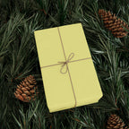 Solid Pastel Yellow Wrapping Paper - Holiday Gift Wrapping Paper Roll
