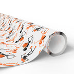 Halloween Skeleton Rockers Wrapping Paper | Holiday Gift Wrapping Paper Roll
