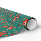 Halloween One Eyed Monster Wrapping Paper | Holiday Gift Wrapping Paper Roll