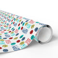 New Year's Snowflakes Wrapping Paper - Holiday Gift Wrapping Paper Roll