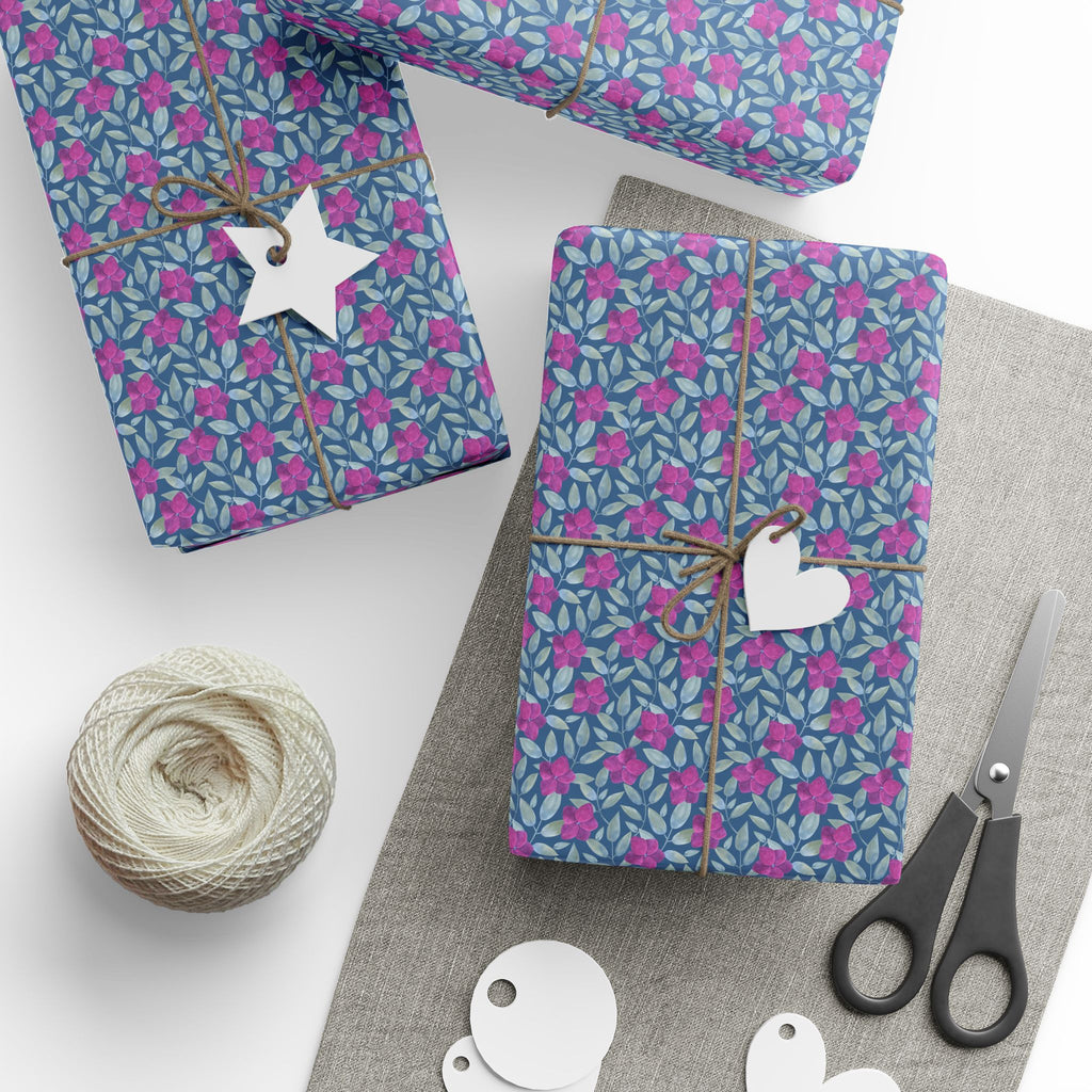 Floral Design 021 Wrapping Paper - Holiday Gift Wrapping Paper Roll