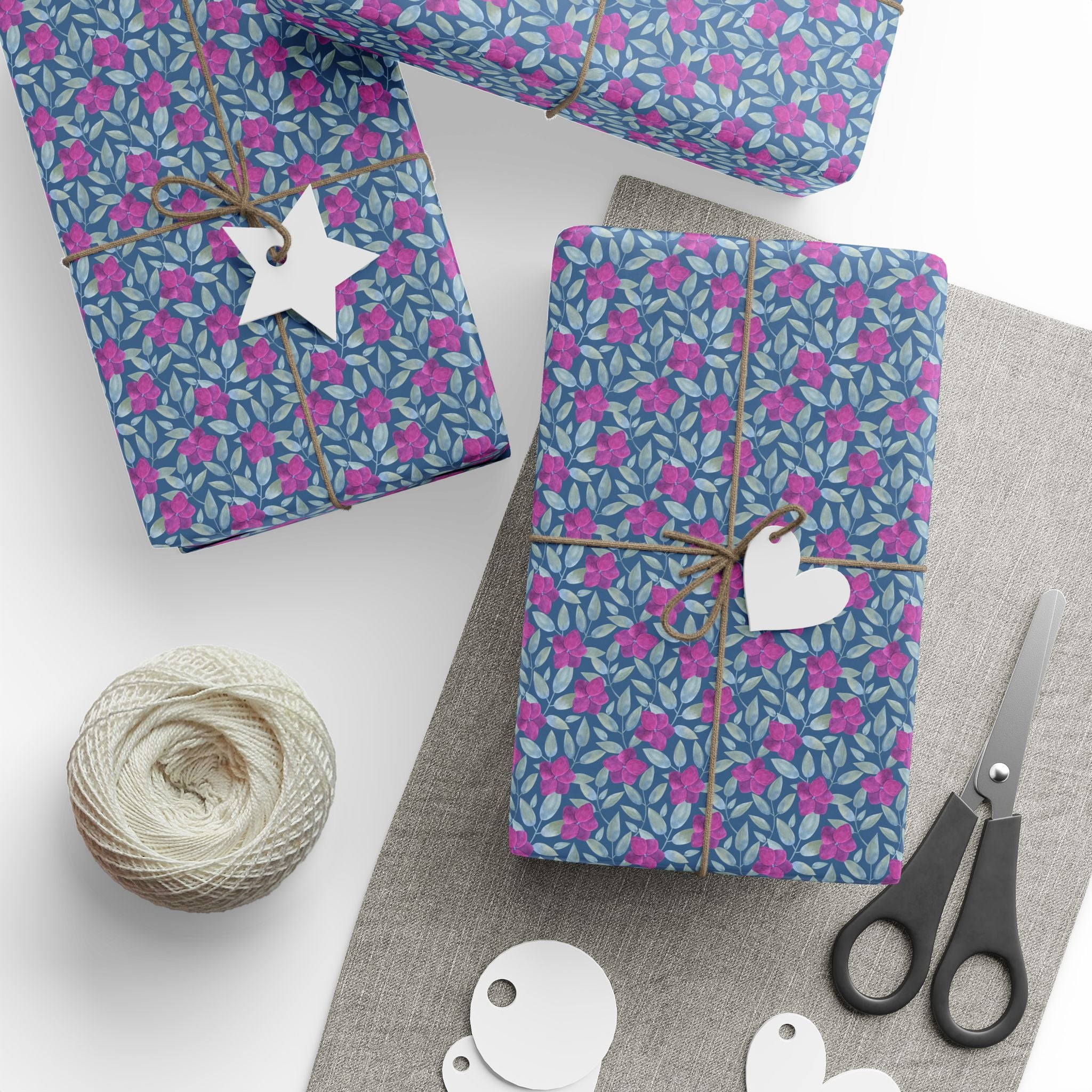 Floral Design 021 Wrapping Paper - Holiday Gift Wrapping Paper Roll