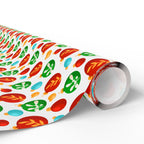 Christmas Baubles and Balls Wrapping Paper | Holiday Gift Wrapping Paper Roll