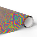 Gay Pride Psychedelic Geo Diamond Wrapping Paper Design | Holiday Gift Wrapping Paper Roll
