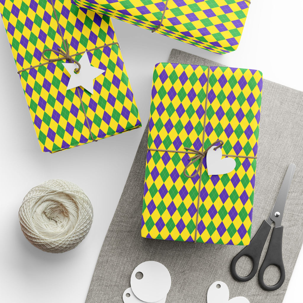 Argyle Design 011 Wrapping Paper - Holiday Gift Wrapping Paper Roll