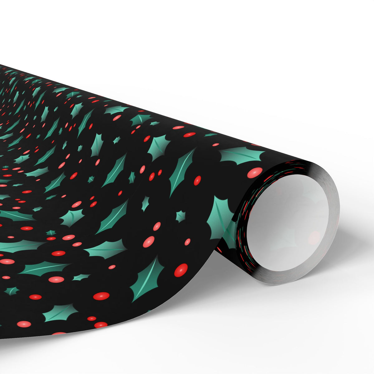 Christmas Boughs of Holly Wrapping Paper | Holiday Gift Wrapping Paper