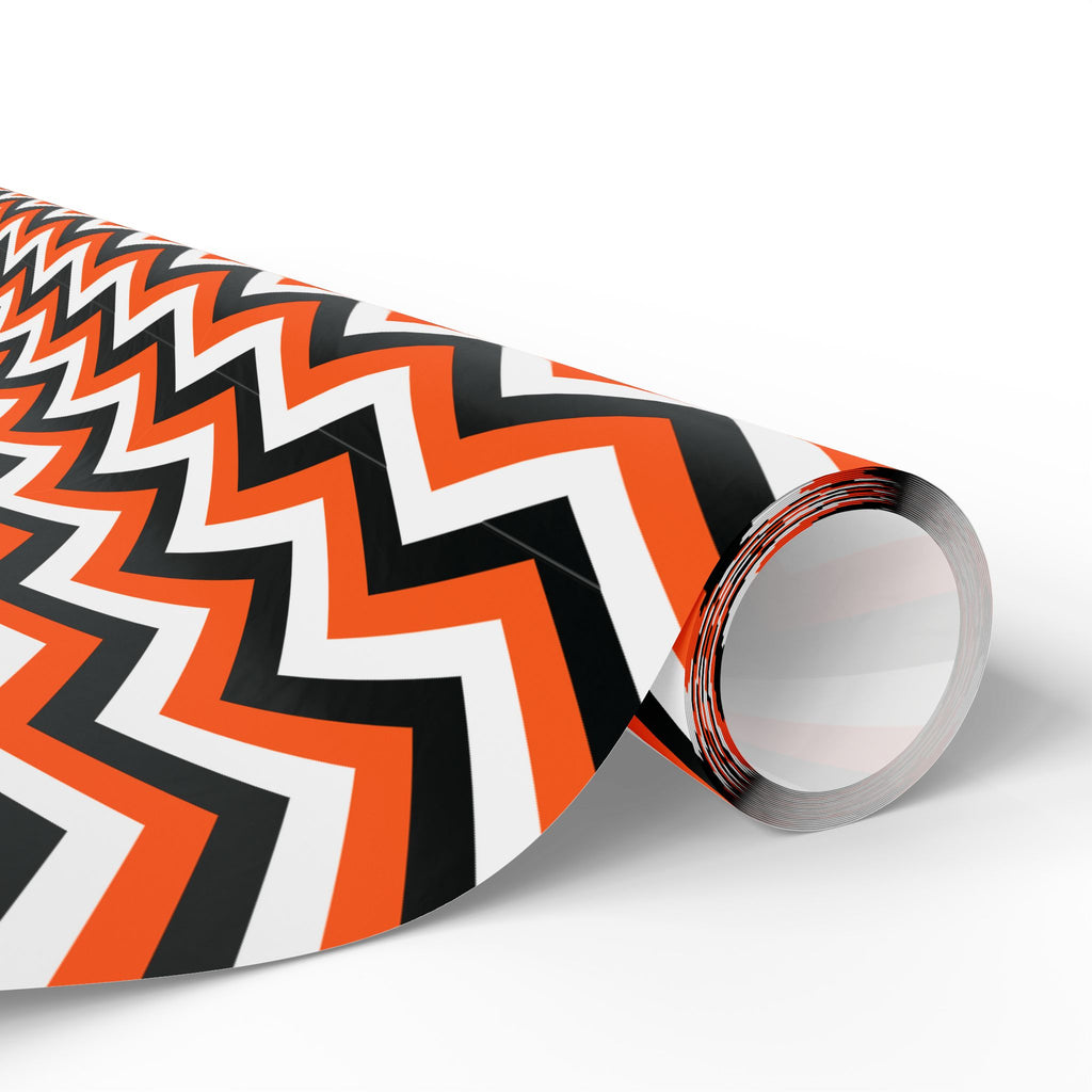 Halloween Chevron 2.0 Wrapping Paper | Holiday Gift Wrapping Paper Roll