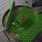 Halloween Green Candy Wrapping Paper | Holiday Gift Wrapping Paper Roll