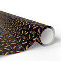 Gay Pride Rainbow Love Wins Wrapping Paper Design | Holiday Gift Wrapping Paper Roll