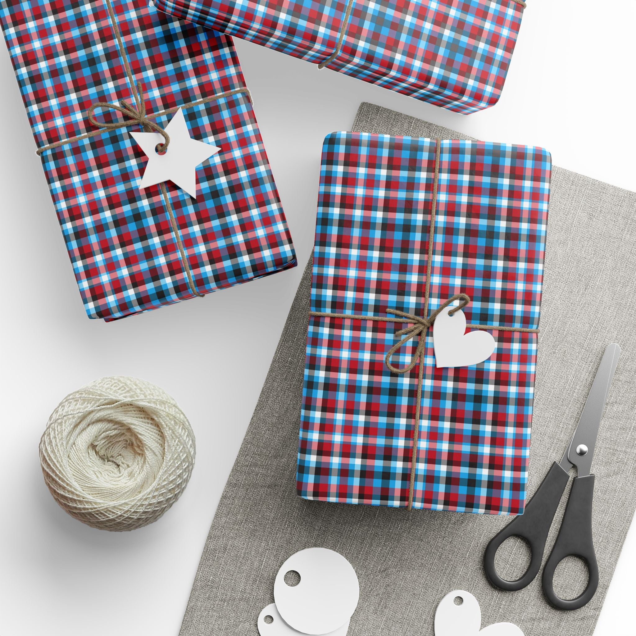 Tartan Plaid Design 008 Wrapping Paper - Holiday Gift Wrapping Paper Roll