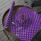 Halloween Vibrant Ghosts on Purple Wrapping Paper | Holiday Gift Wrapping Paper Roll