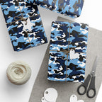 North Carolina Tarheels Camoflauge Wrapping Paper - Holiday Gift Wrapping Paper Roll