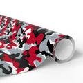 Ohio State Buckeyes Inspired Camoflauge Wrapping Paper - Holiday Gift Wrapping Paper Roll