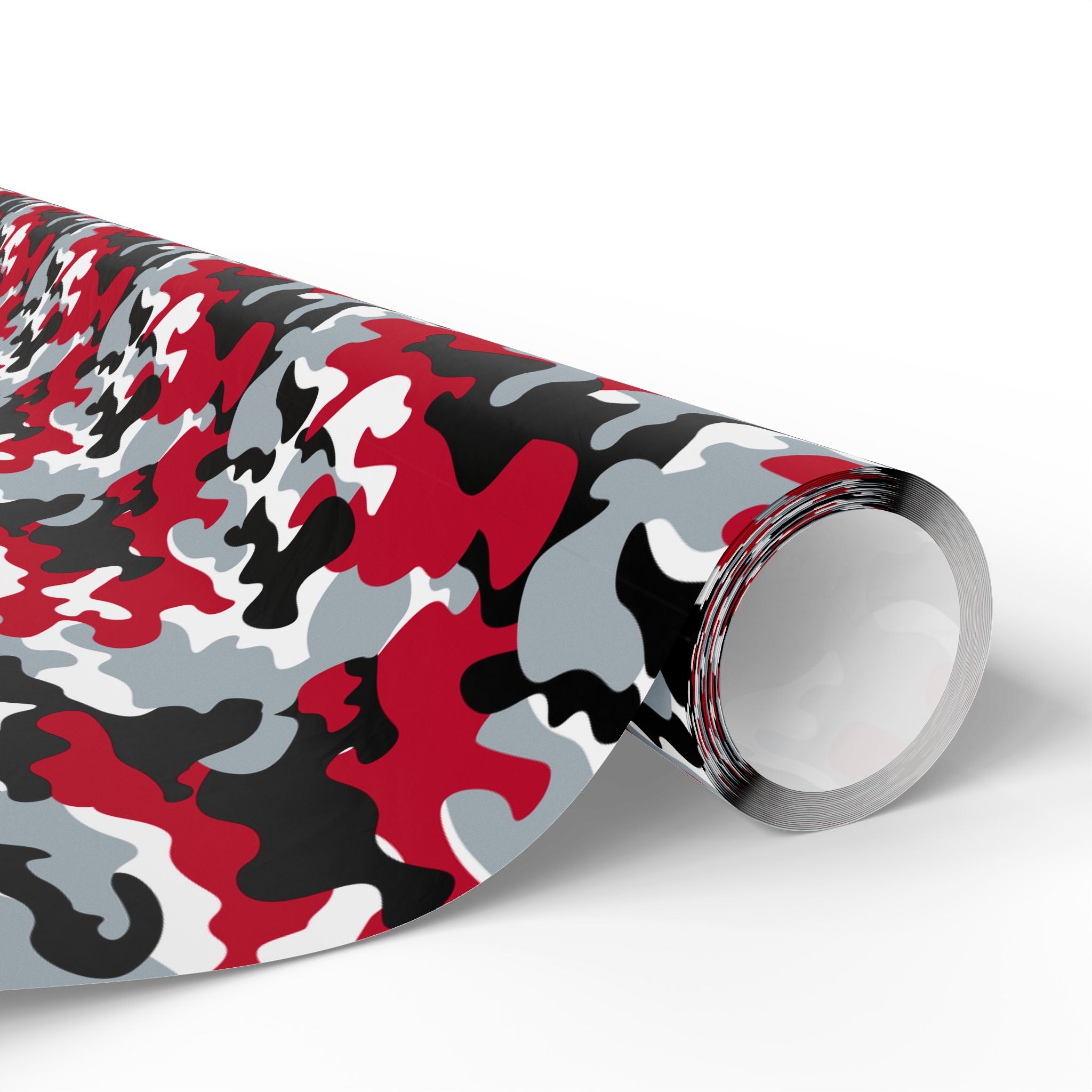 Ohio State Buckeyes Inspired Camoflauge Wrapping Paper - Holiday Gift Wrapping Paper Roll