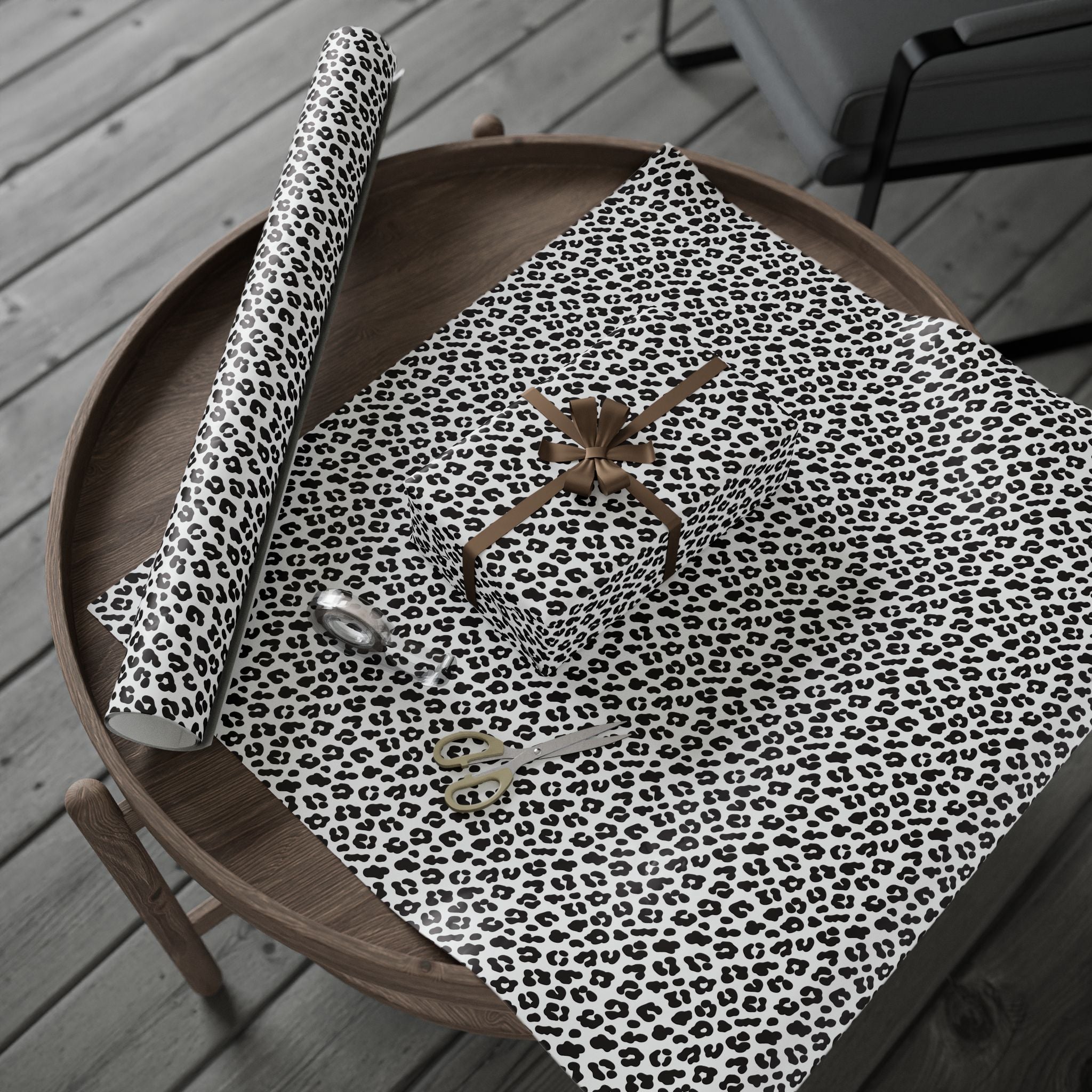 Animal Print Design 006 Leopard Skin Wrapping Paper - Holiday Gift Wrapping Paper Roll