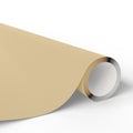 Solid Tan Wrapping Paper - Holiday Gift Wrapping Paper Roll