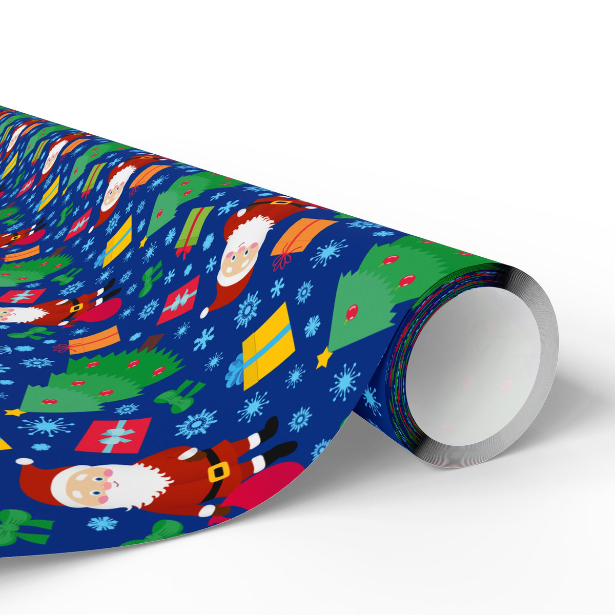 Christmas Blue Christmas Wrapping Paper | Holiday Gift Wrapping Paper