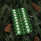 Argyle Design 027 Wrapping Paper - Holiday Gift Wrapping Paper Roll