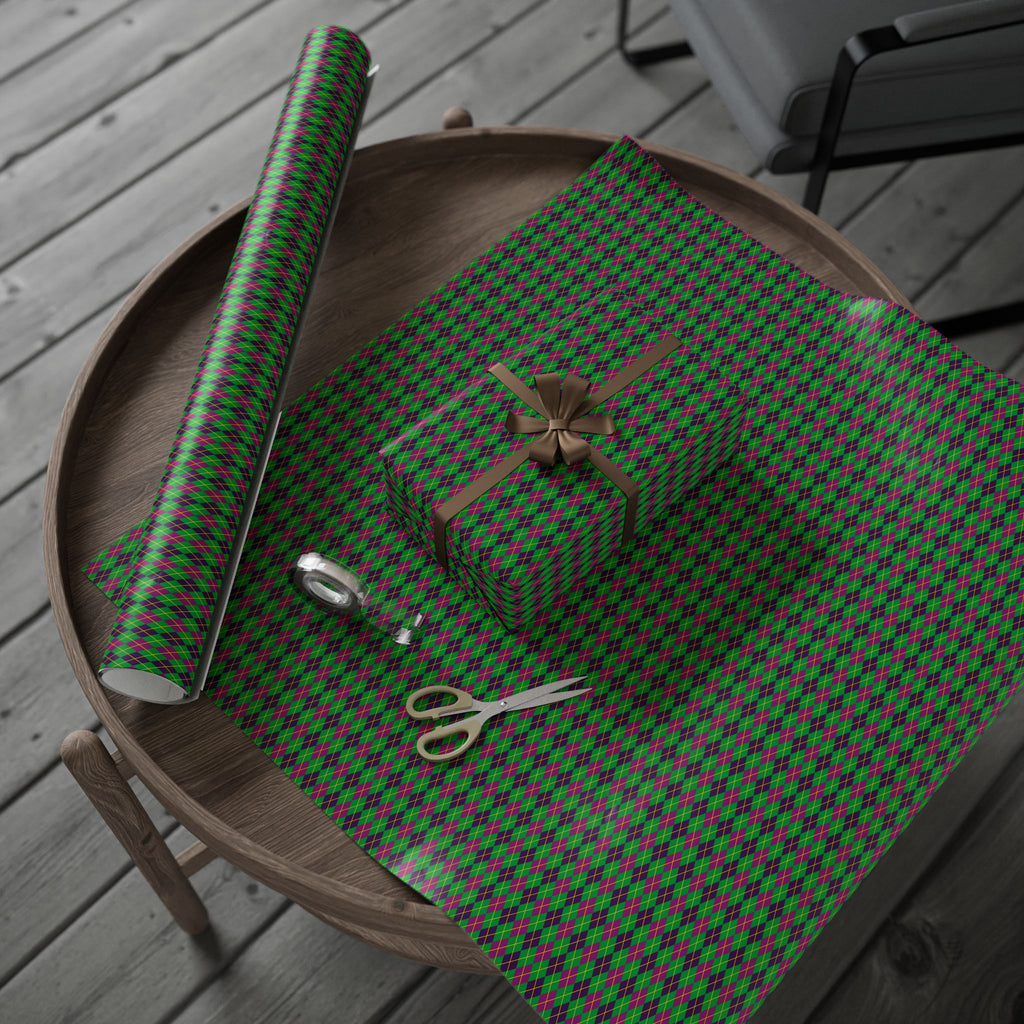 Argyle Design 002 Wrapping Paper - Holiday Gift Wrapping Paper Roll