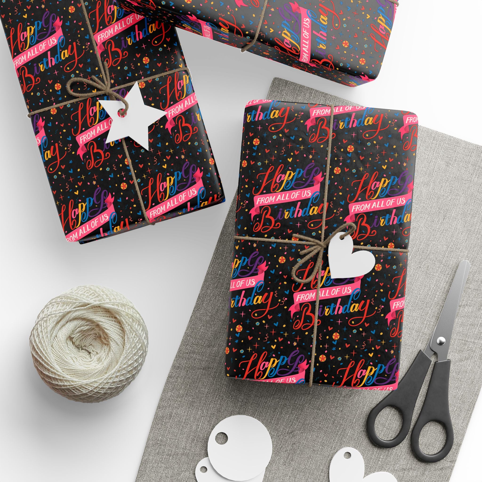 Birthday Wrapping Paper Design 008 - Holiday Gift Wrapping Paper Roll