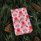 Day of the Dead Pink Celebration Wrapping Paper | Holiday Gift Wrapping Paper Roll