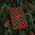Christmas Red Gift Candies Wrapping Paper | Holiday Gift Wrapping Paper Roll