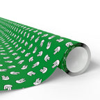 NSFW "The Shocker" on Green Wrapping Paper - Holiday Gift Wrapping Paper Roll