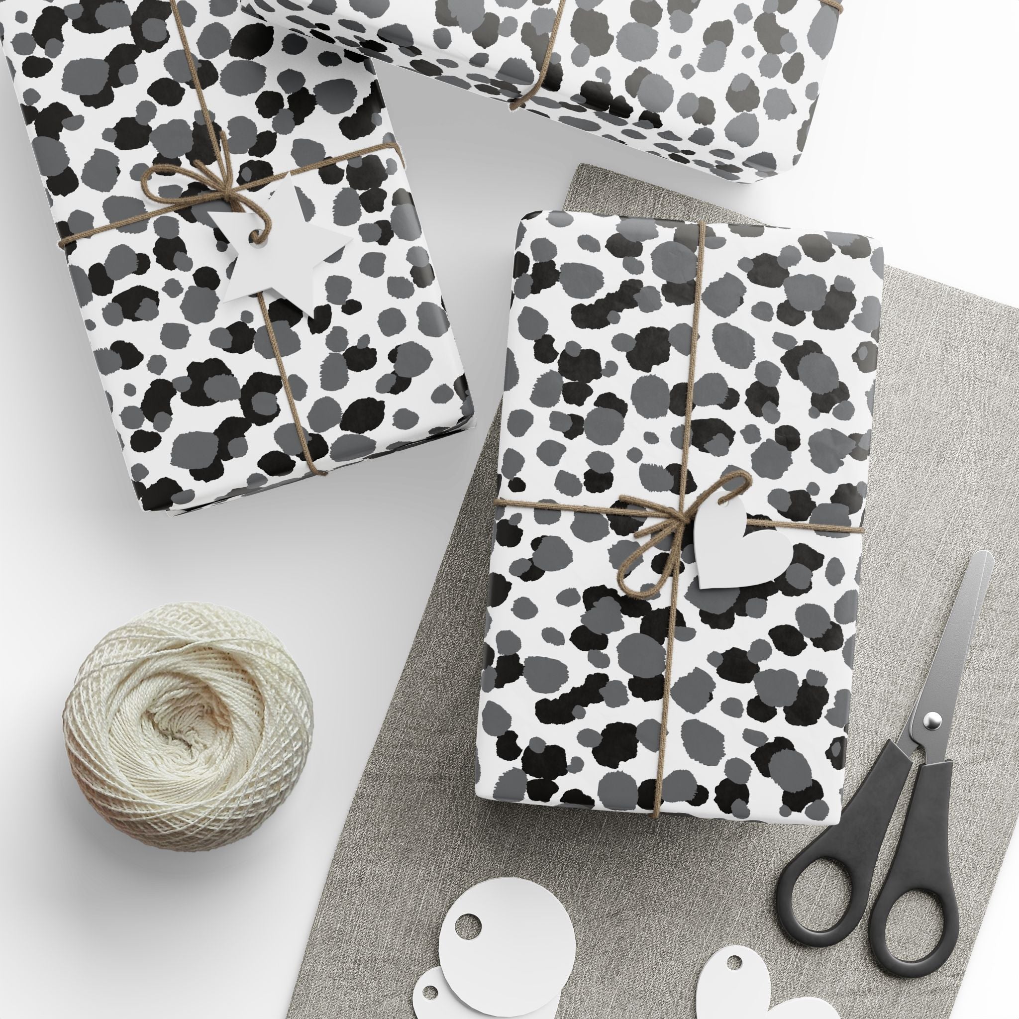 Animal Print Design 035 Dalmation Skin Wrapping Paper - Holiday Gift Wrapping Paper Roll