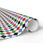 Argyle Design 018 Wrapping Paper - Holiday Gift Wrapping Paper Roll